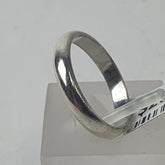 UNISEX SILVER BAND Ring Size S / 9.5 US
